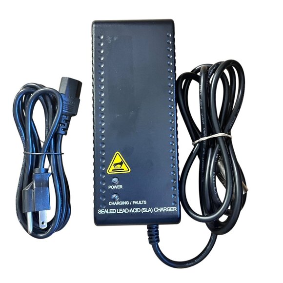 UPG Wheelchair Sealed Lead-Acid Battery Charger No. 71642 Model 24BC5000T-4 - Picture 5 of 6
